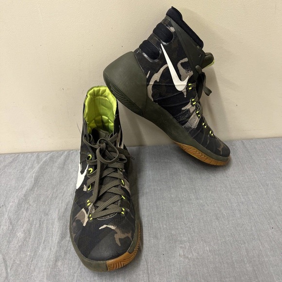 Nike Hyperdunk 2015 PRM Basketball Shoes Camo Olive 749567-313 Men\'s Size 7.5 FS main image 7